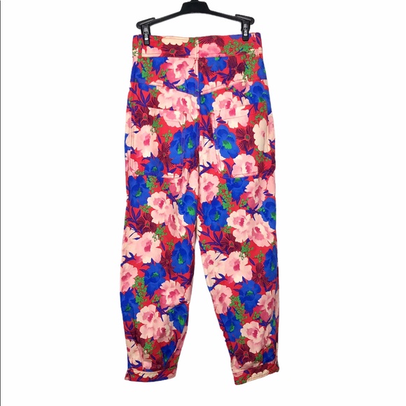 Zara Belted Floral Print Pants - Picture 12 of 12